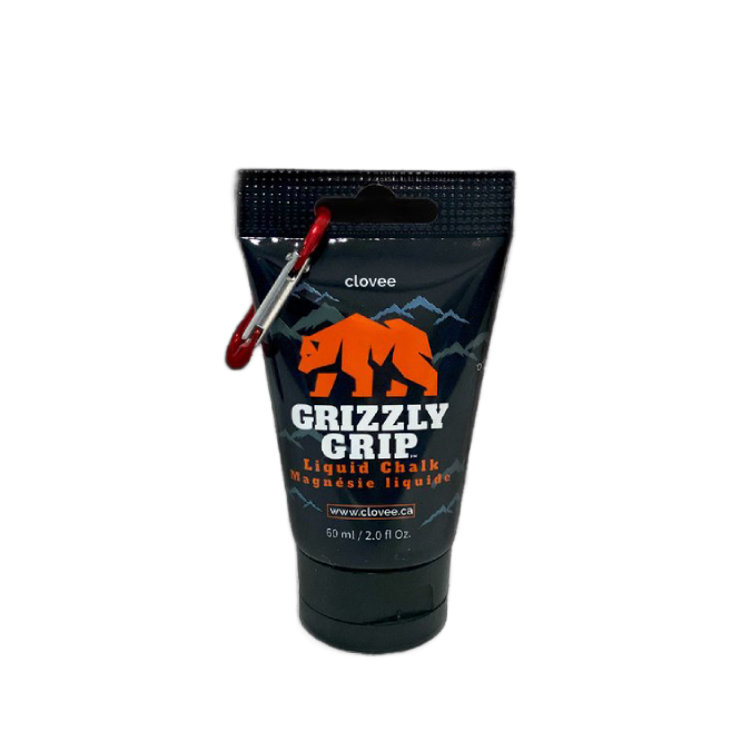 Grizzly Grip Liquid Chalk is a high-quality liquid chalk designed to enhance grip performance across various activities, including climbing, weightlifting, gymnastics, and more. Formulated with pure light magnesium carbonate and ethanol, it provides a quick-drying, long-lasting grip solution.