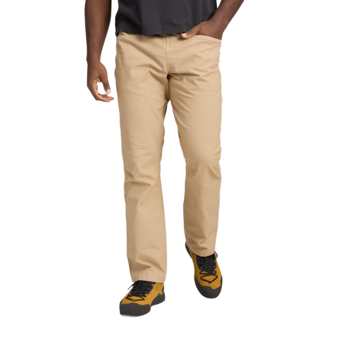 Black Diamond Ethos Pants - versatile and durable climbing pants made with stretchy, breathable fabric for comfort and mobility during climbing and outdoor activities.