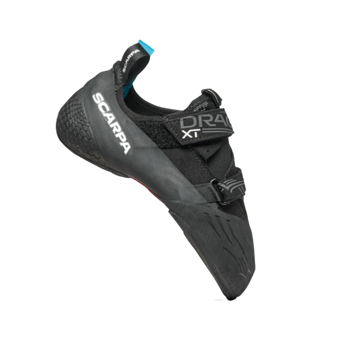 Scarpa Drago XT Climbing Shoe - high performance climbing shoe with an aggressive fit, enhanced sensitivity, and a sticky rubber sole for precision on steep and overhung routes.