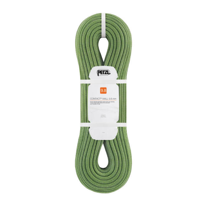Petzl Contact Wall 9.8mm Rope - high performance climbing rope designed for durability and easy handling on indoor and outdoor routes.