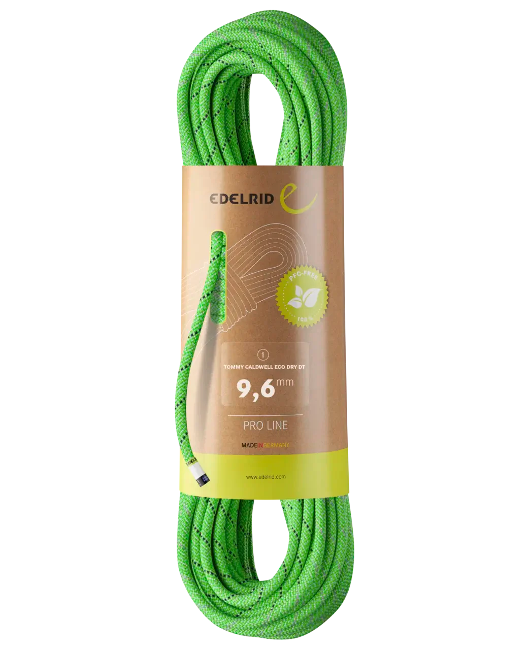Edelrid Ropes Course Edelrid Tommy Caldwell Eco Dry DuoTec 9.6mm Rope – Climb Smart Shop